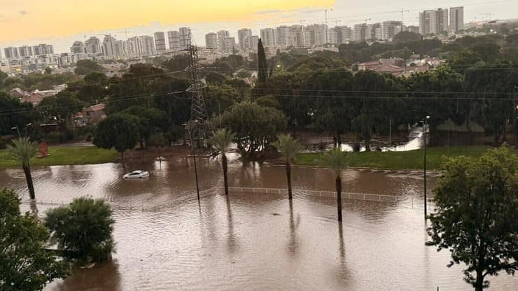 הצפות באשקלון