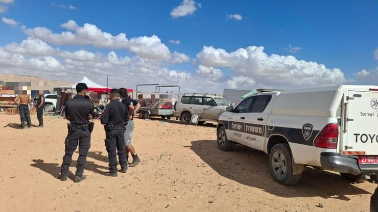 משטרת ישראל פיזרה מסיבת טבע לא חוקית באזור ים המלח