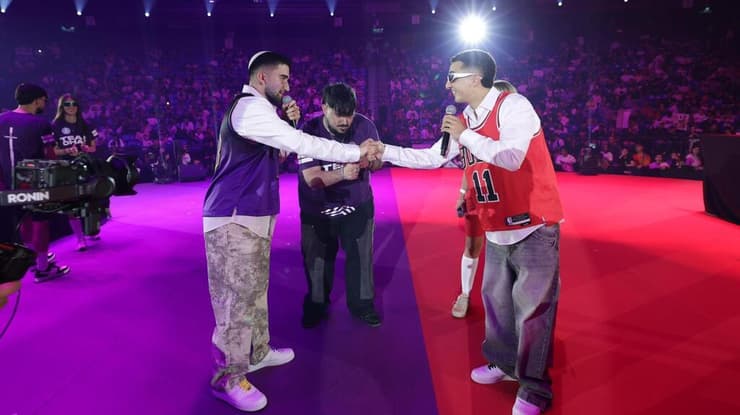 מימין: עידן "דה כהן" ואוהד "מאסטר אוהד"