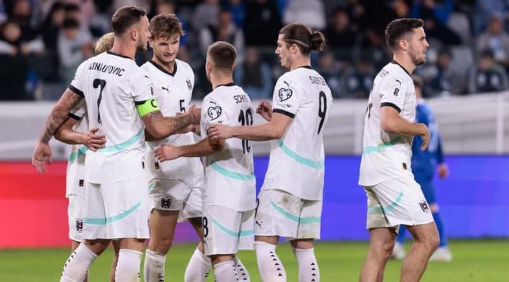 שחקני אוסטריה. צעד מגביע העולם