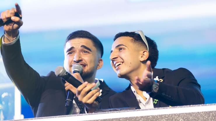 מימין: עידן "דה כהן" ואוהד "מאסטר אוהד"