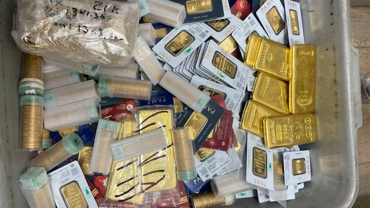 הזהב שנתפס בנתב"ג