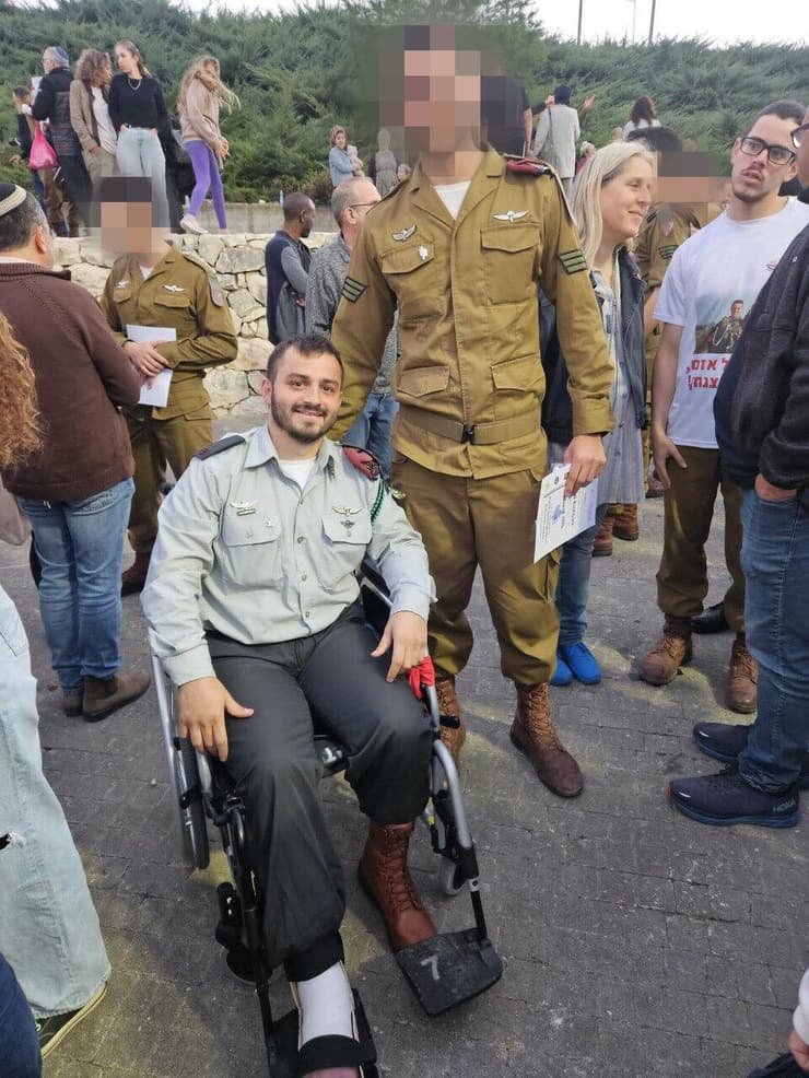 א' עם המ"פ שנפצע רס"ן אביתר זיתוני
