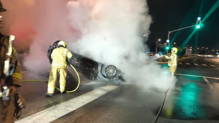 גבר נהרג בתאונת דרכים בכביש 40, ליד רמלה