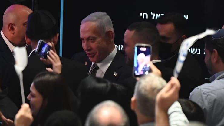 נתניהו בטקס בלוד, שעות לפני הדיון במועצת הביטחון של האו"ם (צילום: יאיר שגיא) רה"מ בנימין נתניהו בטקס הרחבת הסכם הגג השני של העיר לוד