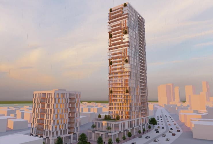 הדמיית מיזם פינוי בינוי ברמת גן של חברת רוטשטיין