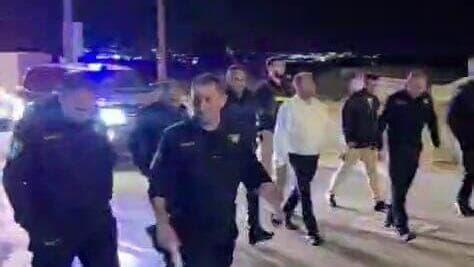 "בא ונעלם - בלי לדבר עם איש. חבל". בן גביר בסיור משטרתי בלקיה בן גביר בסיור משטרתי בלקיה