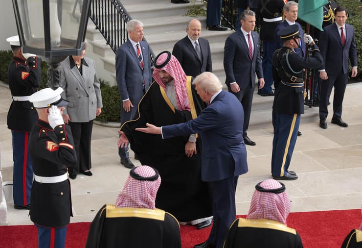 צילום: Chip Somodevilla/Getty Images טראמפ ובן סלמאן