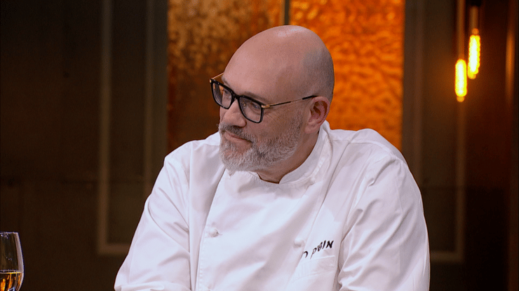 השף מושיק רוט ב'משחקי השף' (צילום: רשת 13) השף מושיק רוט ב'משחקי השף'