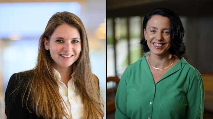 בלה אלכסנדרוב (מימין) ונטלי ברודנר-מור (צילום: יובל יוסף, שניר קציר) עו"ד נטלי ברודנר-מור (משמאל) ובלה אלכסנדרוב