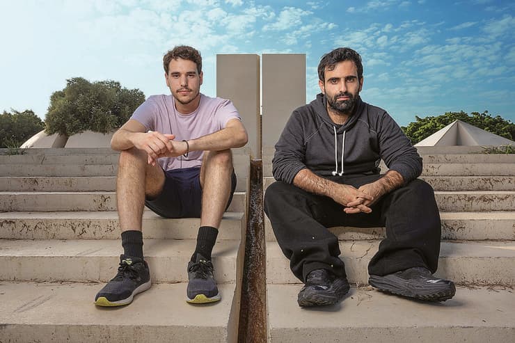 מעוז קלרמן (משמאל) ודורון שבתאי