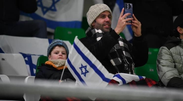 אוהדי נבחרת ישראל בהונגריה