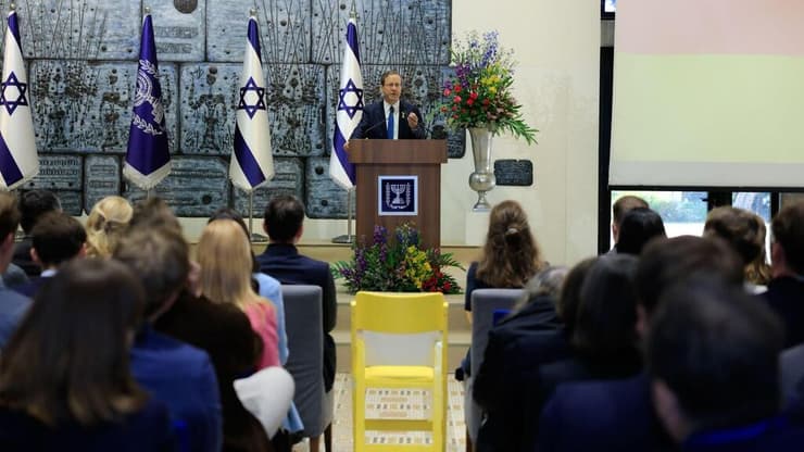 הנשיא הרצוג עם משלחת מנהיגים מגרמניה