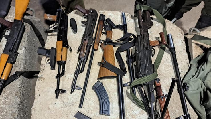 צילום: דוברות השב״כ כוחות הביטחון חשפו תשתית להברחת אמצעי לחימה מסוריה לישראל