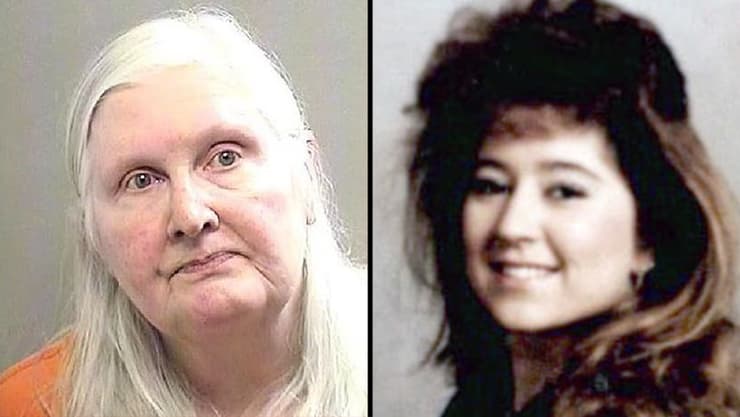 סינתיה גונזלס (מימין) והעצורה בפרשה ג'ני פרקינס. אמרה בזמנו "אני שמחה שהיא מתה" ארה"ב פרשת רצח 1991 נרצחת סינתיה גונזלס נאשמת ברצח ג'ני פרקינס