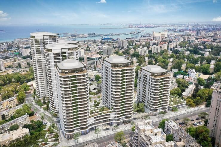 פרויקט התחדשות עירונית בשכונת קריית אליעזר בחיפה (הדמיה: גיורא גור ושות' אדריכלים) פרויקט התחדשות עירונית בשכונת קריית אליעזר בחיפה