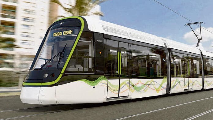 חכו ל-2028. המראה המתוכנן של הקו הירוק של הרכבת הקלה (הדמיה: נת״ע) yk14586354