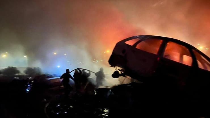 הצתת הרכבים בחווארה