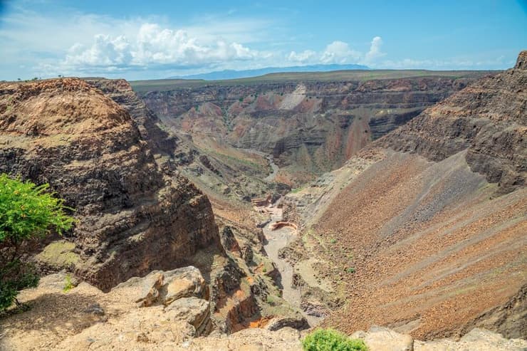 קניון שנוצר באזור משולש אפאר באפריקה