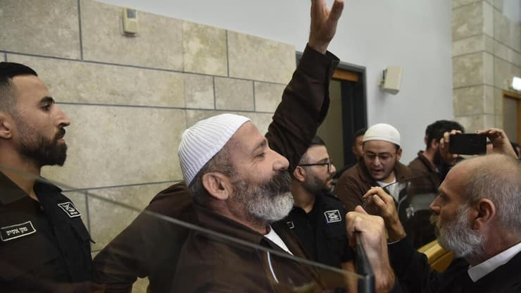 צילום: שרון צור החשודים והנאשמים בהברחת אמל"ח מסוריה, בדיון במחוזי נצרת