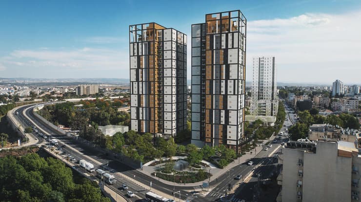 הדמיית מיזם התחדשות עירונית ברחוב הרצל ברמלה 