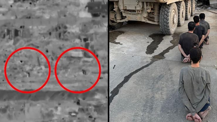 17 מחבלים יצאו ממנהרות ברפיח - וחוסלו או נעצרו (צילום: דובר צה"ל) המחבלים שניסו לברוח במזרח רפיח