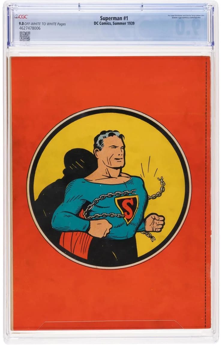 צילום: Heritage Auctions הקומיקס "סופרמן מס' 1"