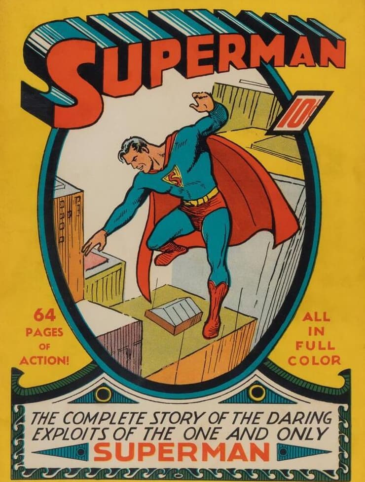 הקומיקס "סופרמן מס' 1" (צילום: Heritage Auctions) הקומיקס "סופרמן מס' 1"