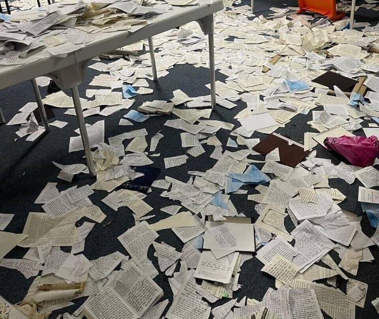 פוגרום בבית הכנסת בקדימה צורן