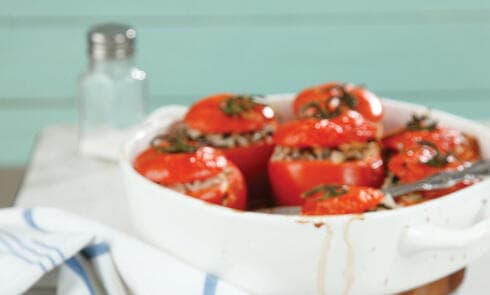 עגבניות ממולאות באורז ובשר