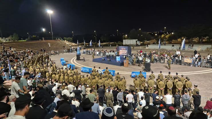 טקס הצהרה של חטיבת חשמונאים