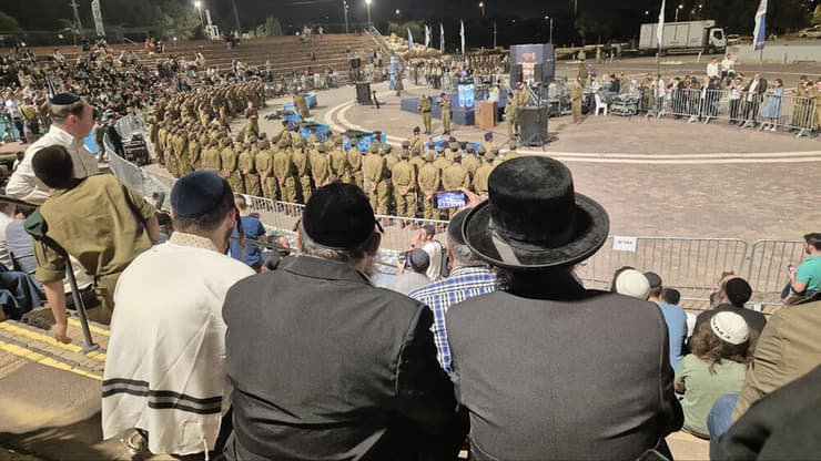 טקס הצהרה של חטיבת חשמונאים