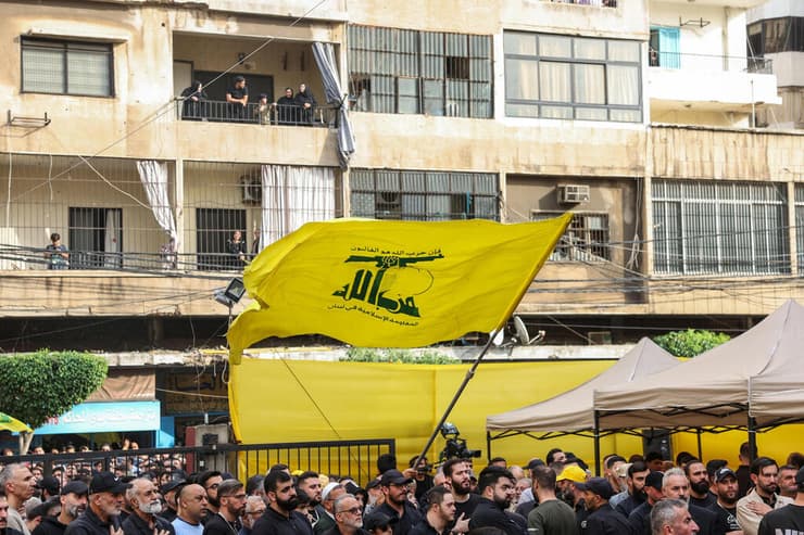 הלוייתו של רמטכ"ל חיזבאללה הייתם עלי טבטבאי