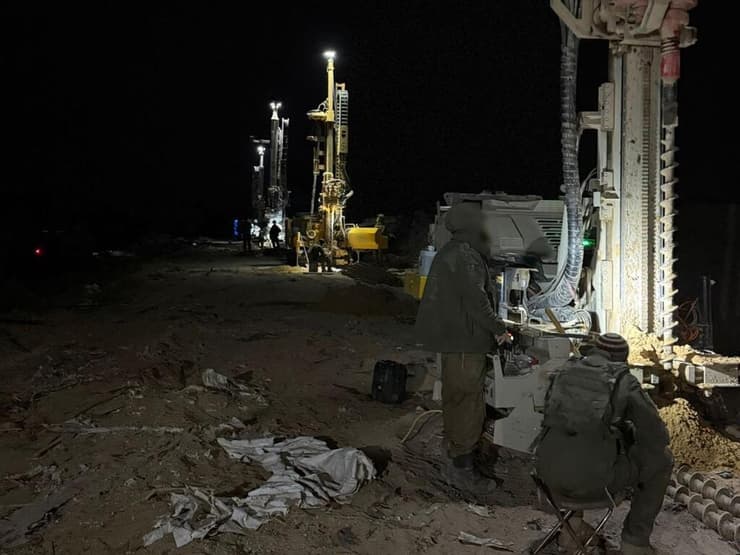 פעילות צוות הקרב של חטיבות הנח״ל וגולני בפיקוד אוגדת עזה במרחב רפיח ברצועת עזה