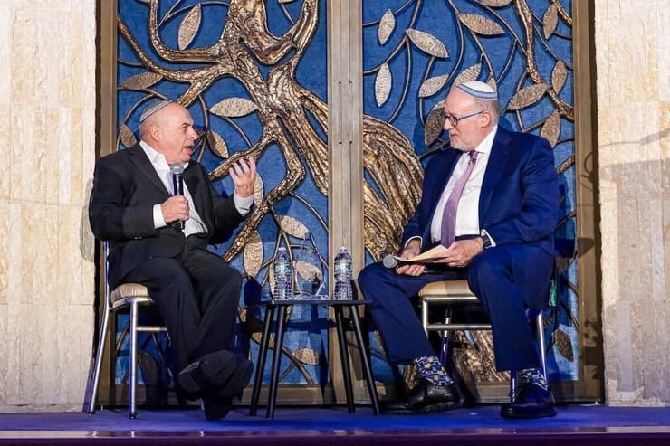 שרנסקי בשיחה עם הרב ד"ר כתריאל ברנדר