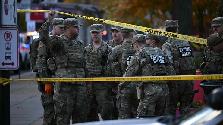 ארה"ב וושינגטון הבירה ירי ב חיילים של המשמר הלאומי