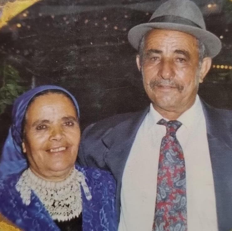 מרים ליבי עם בעלה משה ז"ל