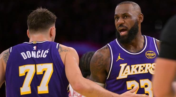 לברון ג'יימס ולוקה דונצ'יץ'