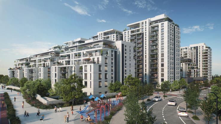 "הממשלה חייבת לשחרר חסמים ולאפשר בניית שכונות חדשות". הדמיית פרויקט עולם של שיכון ובינוי נדל"ן (הדמייה: 3DVision) "הממשלה חייבת לשחרר חסמים ולאפשר בניית שכונות חדשות". הדמיית פרויקט עולם של שיכון ובינוי נדל"ן