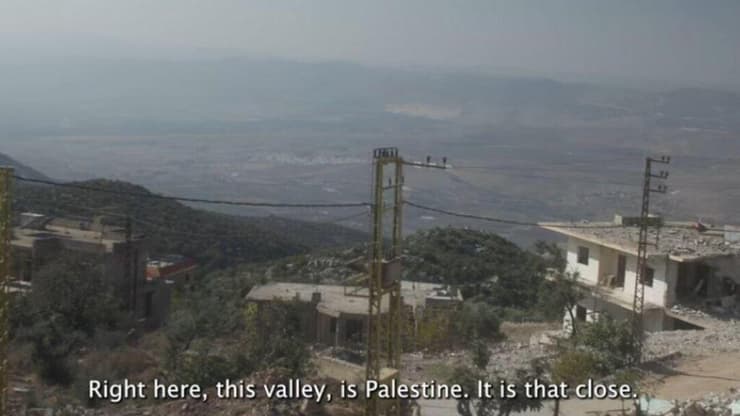 הצד הישראלי כפי שנראה מהכפר שובא בלבנון
