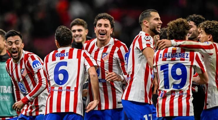 שחקני אתלטיקו מדריד בטירוף (IMAGO) שחקני אתלטיקו מדריד בטירוף