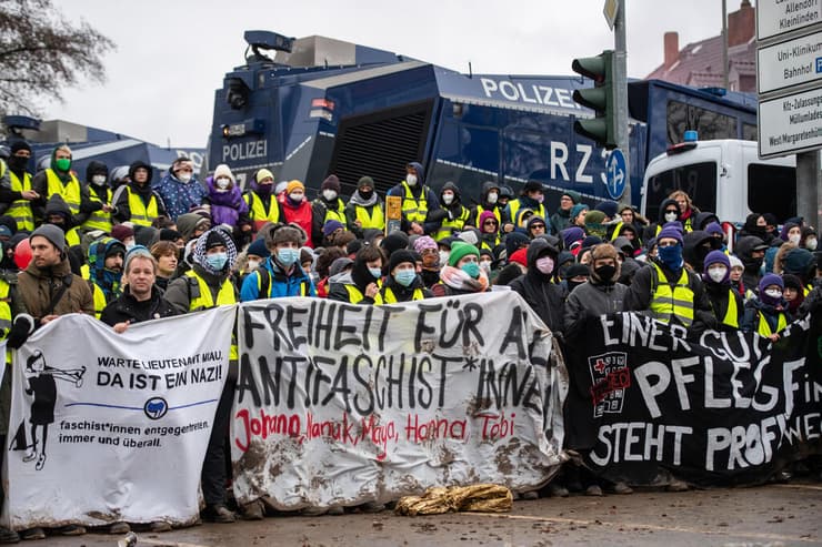 מחאה נגד הקמת אגף הנוער החדש של אלטרנטיבה לגרמניה