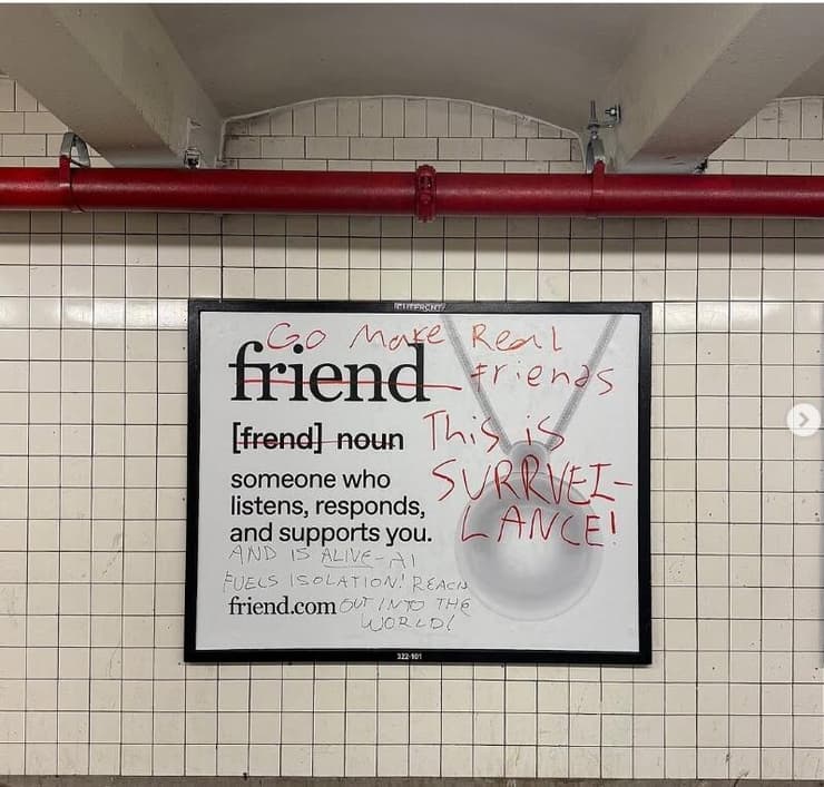 השחתה של קמפיין Friend בניו יורק