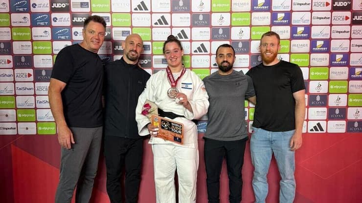 זכתה בארד. יולי מישינר (צילום: איגוד הג'ודו) יולי מישינר