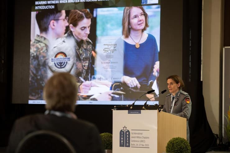 מתוך כנס הרבנים הצבאיים היהודיים שנערך בברלין
