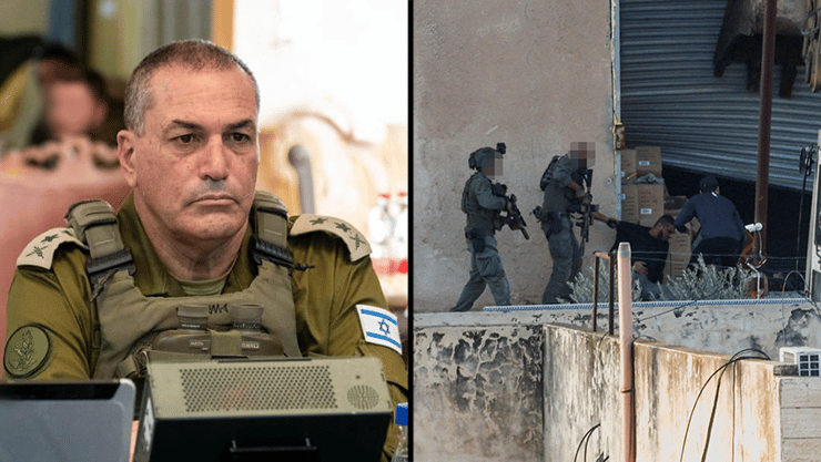 ג'נין פשיטה חיילים צה"ל מעצר מבוקשים, הרמטכ״ל בסיור במבצע בצפון השומרון