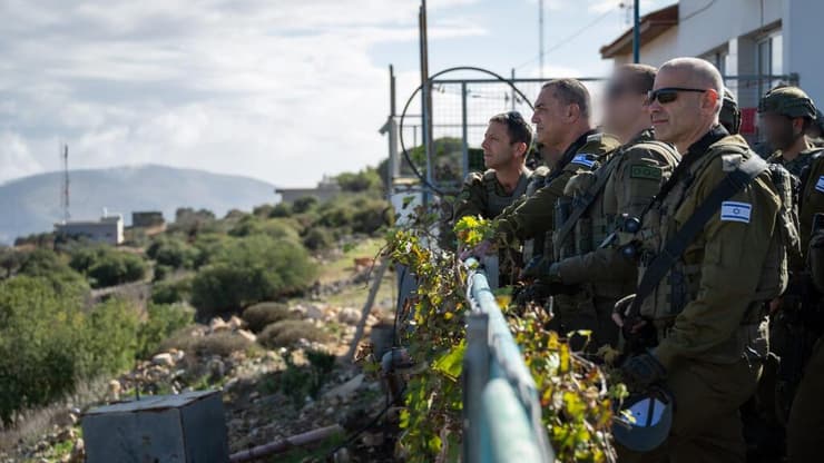 זמיר בסיור בשומרון. ארכיון (צילום: דובר צה"ל) הרמטכ״ל בסיור במבצע בצפון השומרון