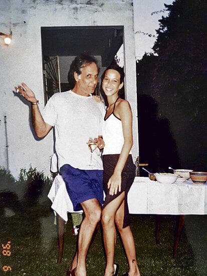 אושיק לוי עם בתו נועה לוי-ארן ז"ל