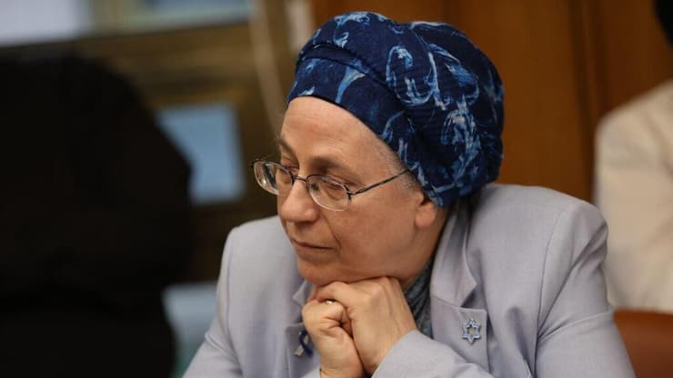 השרה סטרוק (צילום: אלכס קולומויסקי ) ישיבת סיעה של הציונות הדתית