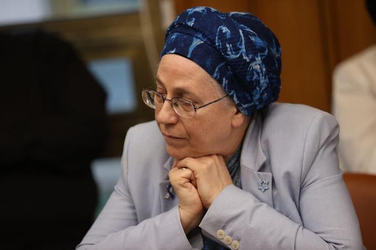 "לא התבטאה בשום ביטויי שמחה". סטרוק (צילום: אלכס קולומויסקי ) ישיבת סיעה של הציונות הדתית